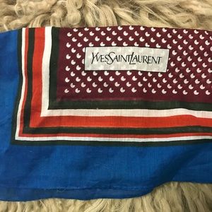 Yves Saint Laurent scarf